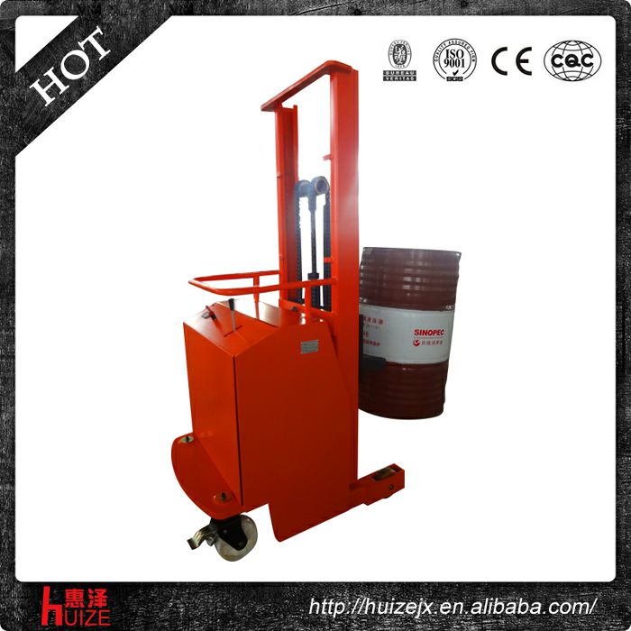 2半電動(dòng)配重油桶車（無底腿，只堆垛，不翻轉(zhuǎn)）