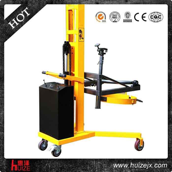 半電動(dòng)油桶車（直角腿，夾鐵桶翻轉(zhuǎn)）2