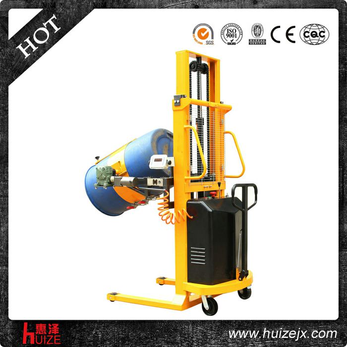 半電動(dòng)稱重電翻轉(zhuǎn)油桶車 (2)