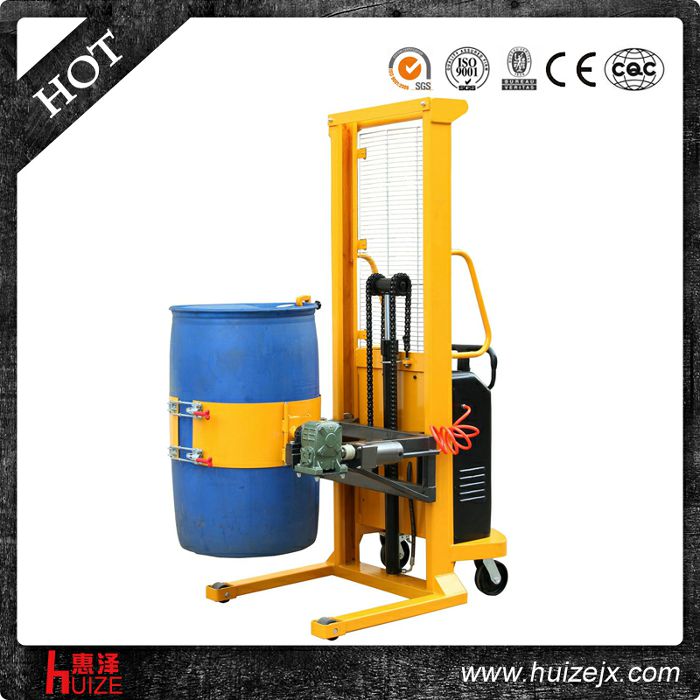 HZYL500A半電動多功能油桶車（單門架，夾塑桶）